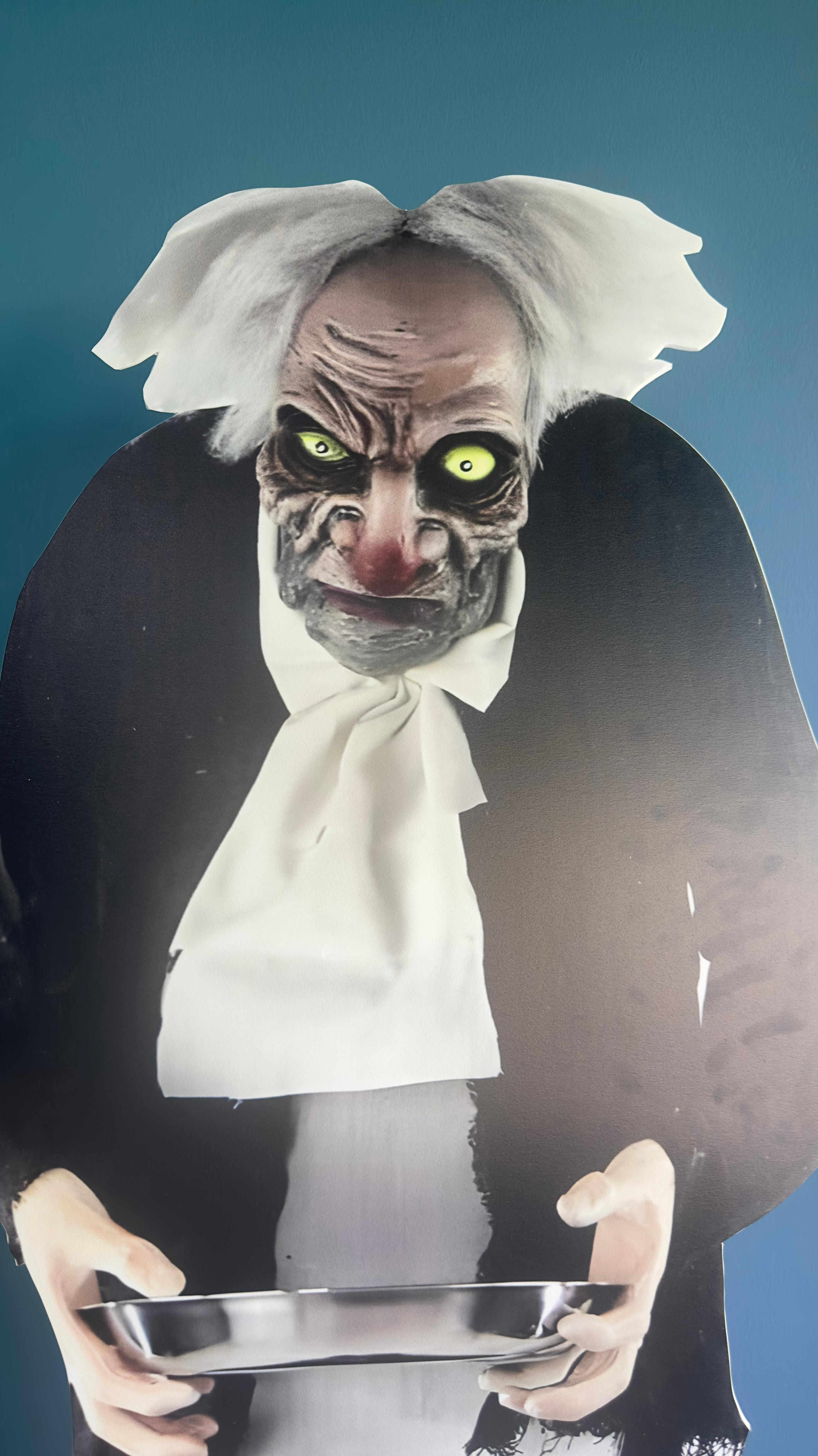 Halloween Scary Butler Cardboard Cutout Models Halloween Custom Plastic Life Size Standee Model